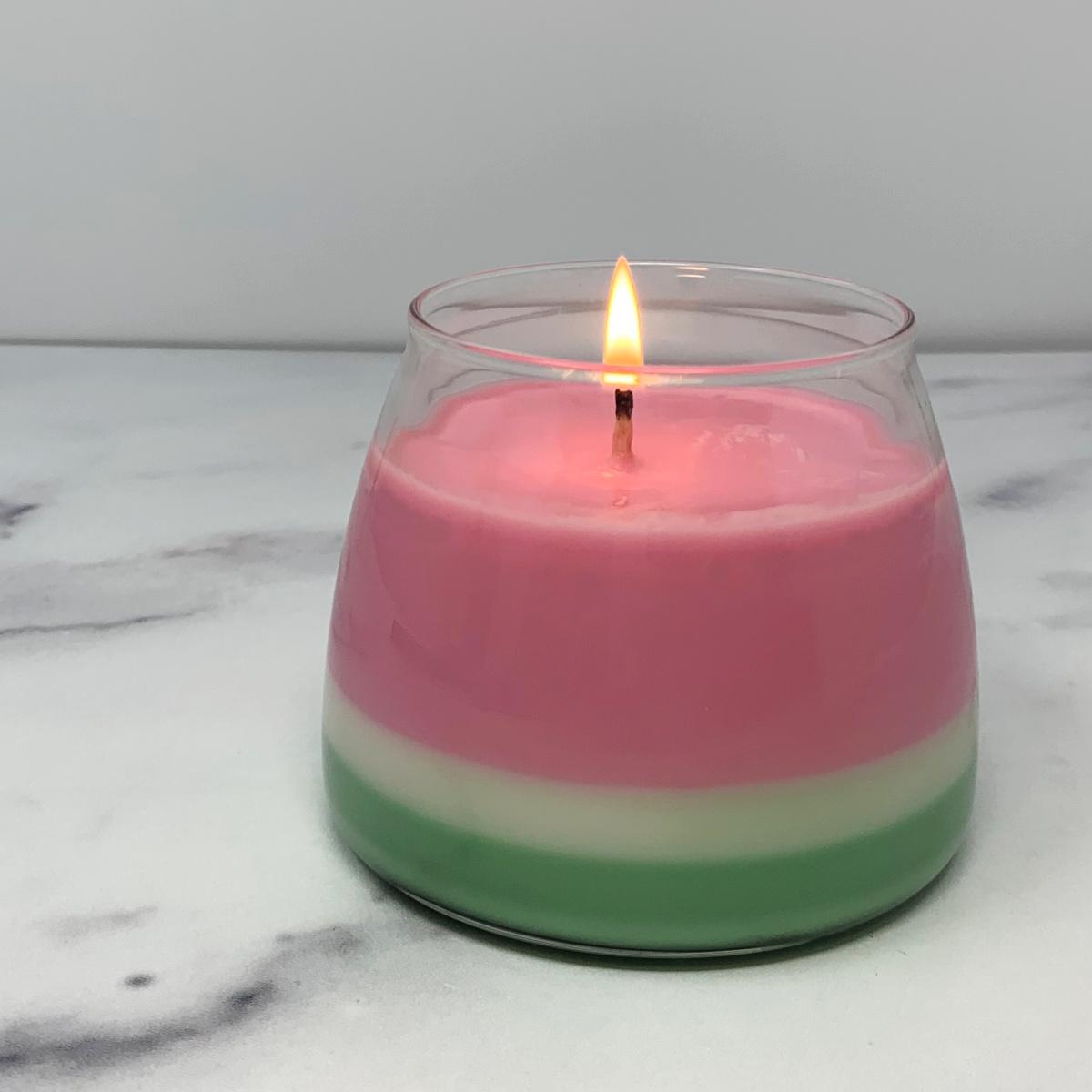 Watermelon Layer Candles